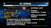 Parametry haly 02-Arena v Londýně  2014 - Finále World Tour ATP mužů