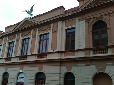 Klub Oko na Smetanově náměstí (původně budova Sokola)