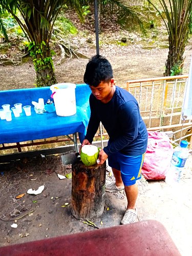 Osvěžení kokosovým ořechem