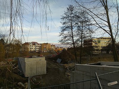 Tady bude pokračovat cyklostezka i po levém břehu Sázavy