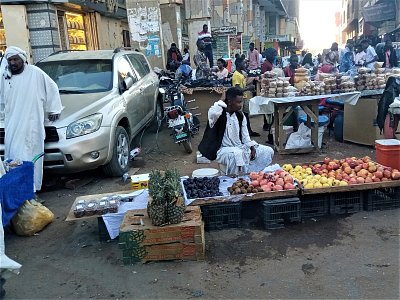 Pouliční trh v Chartúmu