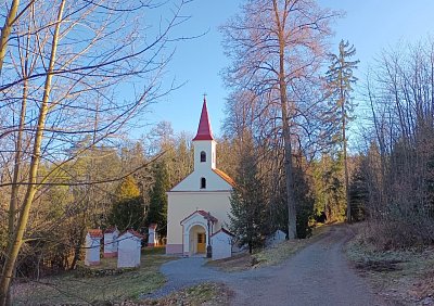 Cíl cesty na vrchu Vráž