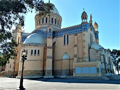 Křesťanská bazilika Notre Dame d'Afrique