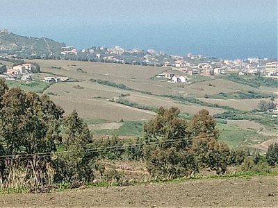 Pohled na město Dellys, Kabylie