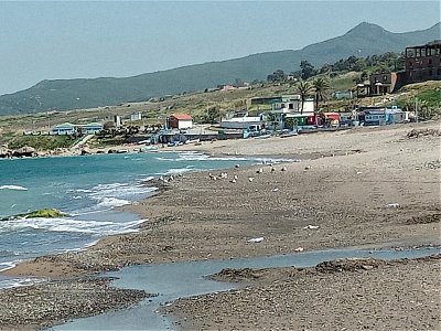 Pláž u města Dellys