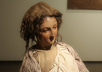 Malířská panna detail hlava