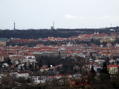 1. vyhlídka na kraji lesa na Farkách