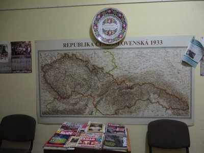 bývalá  mapa Československa