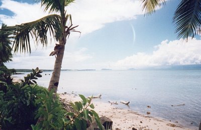 Samoa - pohled na ostrov Savaii