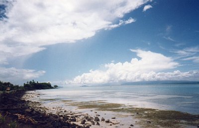 Samoa - pohled na ostrov Savaii