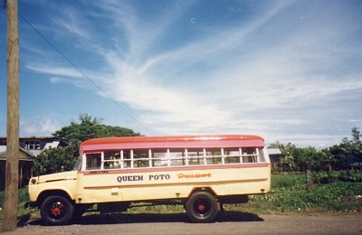 Samoa - linkový autobus