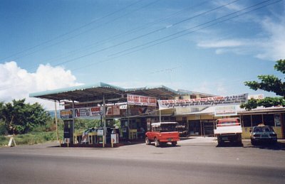 Samoa - benzinová pumpa