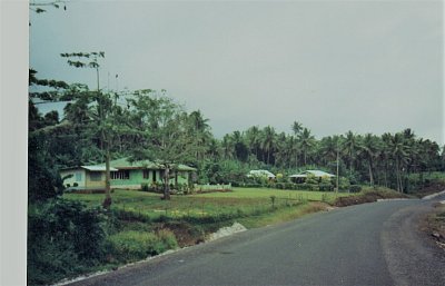Samoa - vesnice ve vnitrozemí