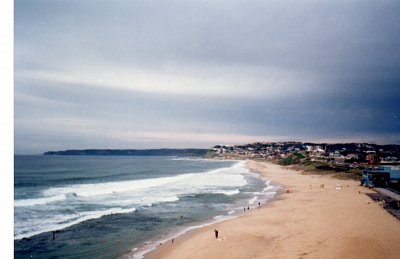 Pláž Terrigal u Newcastle