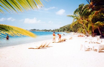 Matira Beach na Bora Bora