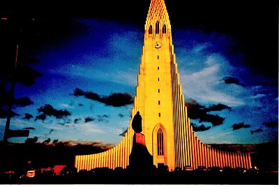 1994 - kostel Hallgrímskirkja v Reykjavíku