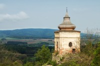 Pohled z věže hradu Lipnice