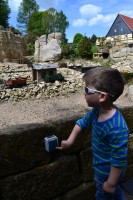 Jarní fotopříběh: Park miniatur - Adam spouští dopravu kamene