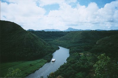 Kauai - řeka Wailua