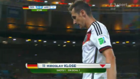 Němec Miroslav Kloze ve finále střídá - 88.minuta