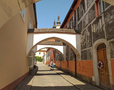 Váchalova ulička v Litomyšli