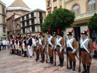 Málaga - slavnost na náměstí Espaňa