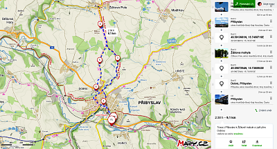Mapa: z nádraží v Přibyslavi k Žižkově mohyle, zpět přes Dobrou.png