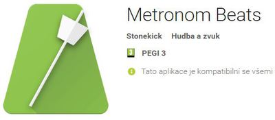 Metronom do mobilu aplikace