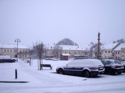 Včera ráno na náměstí