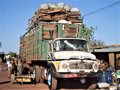 Mali, cestou z Bamaka do Mopti