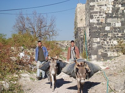 Křižácký hrad v rekonstrukci