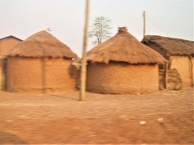 Ghana - vesnice na severu