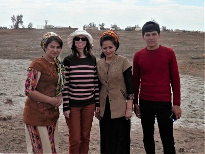 Přátelští Turkmeni v Kunya Urgenč