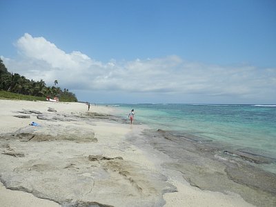 Pláž na severním cípu Tongatapu