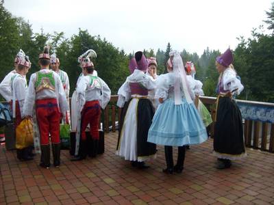 Folklór na terase Zvonice na Soláni