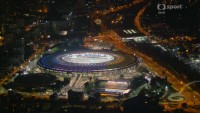 Nádherně rozsvícený stadión  - Rio de Janerio