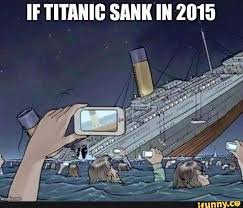 Potopení Titanicu v době mobilů