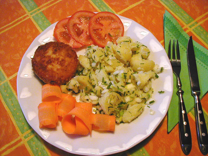 Lehký bramborový salát